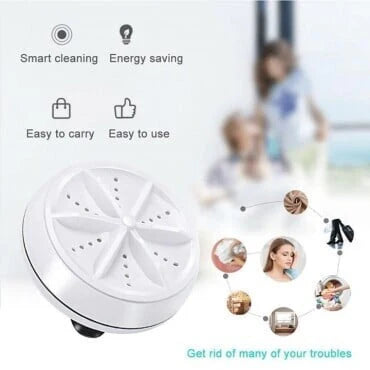 Portable Turbo Ultrasonic Washing Machine