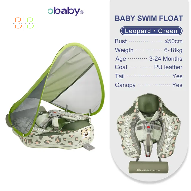 Mambobaby Float VIP 1 Dropshipping Non-Inflatable Baby Float with Canopy Waist Swimming Chest Floater Spa Buoy Trainer Supplier