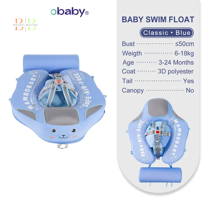 Mambobaby Float VIP 1 Dropshipping Non-Inflatable Baby Float with Canopy Waist Swimming Chest Floater Spa Buoy Trainer Supplier