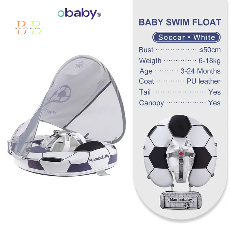 Mambobaby Float VIP 1 Dropshipping Non-Inflatable Baby Float with Canopy Waist Swimming Chest Floater Spa Buoy Trainer Supplier