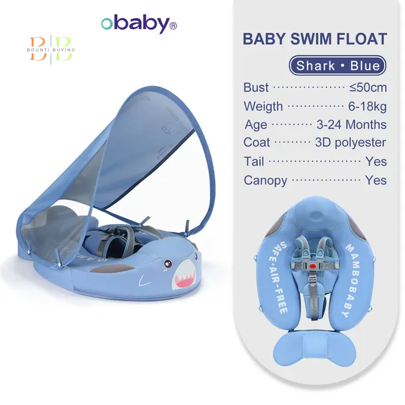 Mambobaby Float VIP 1 Dropshipping Non-Inflatable Baby Float with Canopy Waist Swimming Chest Floater Spa Buoy Trainer Supplier