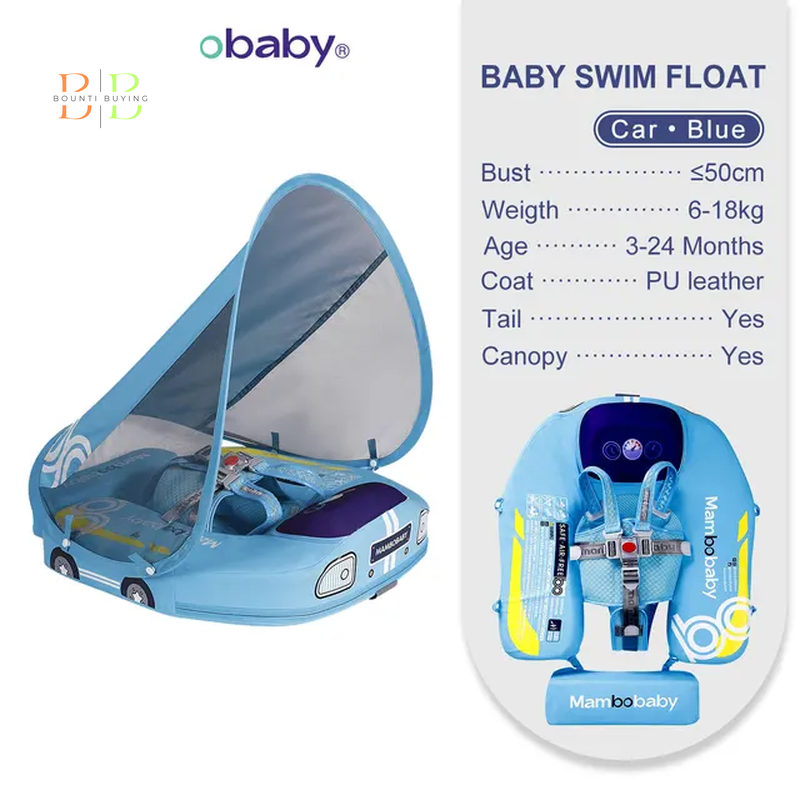 Mambobaby Float VIP 1 Dropshipping Non-Inflatable Baby Float with Canopy Waist Swimming Chest Floater Spa Buoy Trainer Supplier