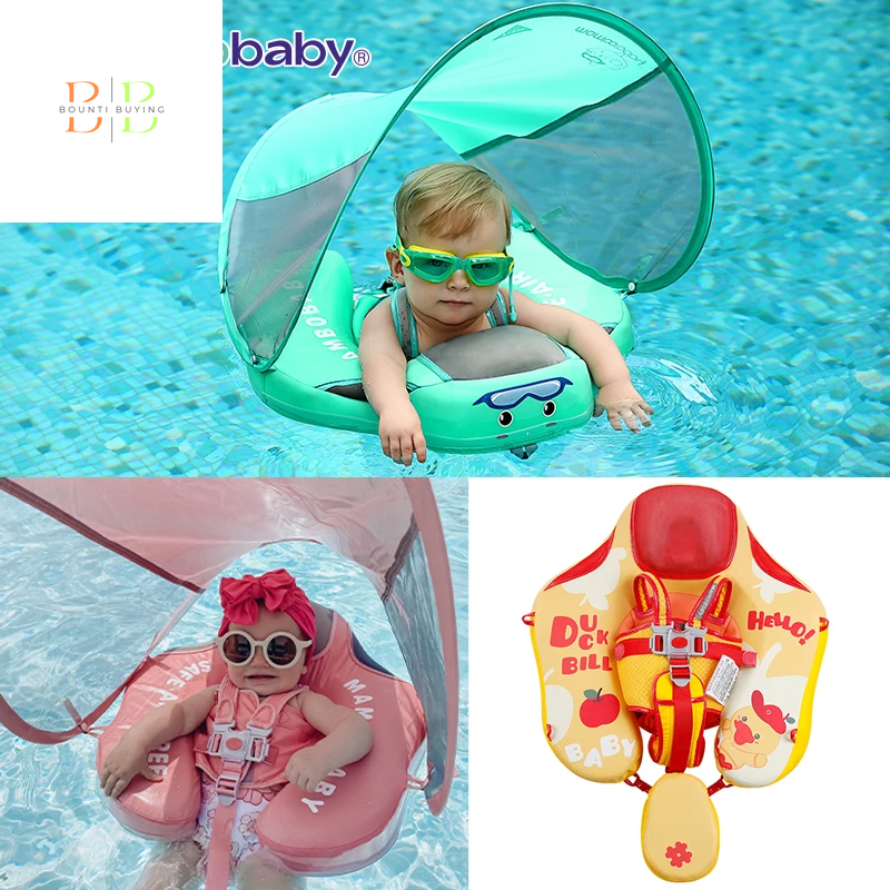 Mambobaby Float VIP 1 Dropshipping Non-Inflatable Baby Float with Canopy Waist Swimming Chest Floater Spa Buoy Trainer Supplier