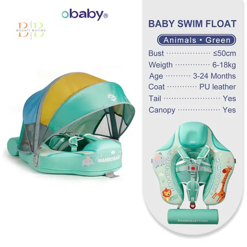 Mambobaby Float VIP 1 Dropshipping Non-Inflatable Baby Float with Canopy Waist Swimming Chest Floater Spa Buoy Trainer Supplier