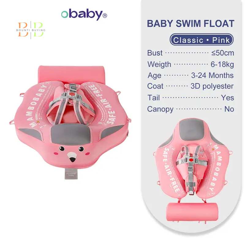 Mambobaby Float VIP 1 Dropshipping Non-Inflatable Baby Float with Canopy Waist Swimming Chest Floater Spa Buoy Trainer Supplier