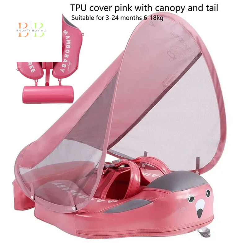 Mambobaby Float VIP 1 Dropshipping Non-Inflatable Baby Float with Canopy Waist Swimming Chest Floater Spa Buoy Trainer Supplier