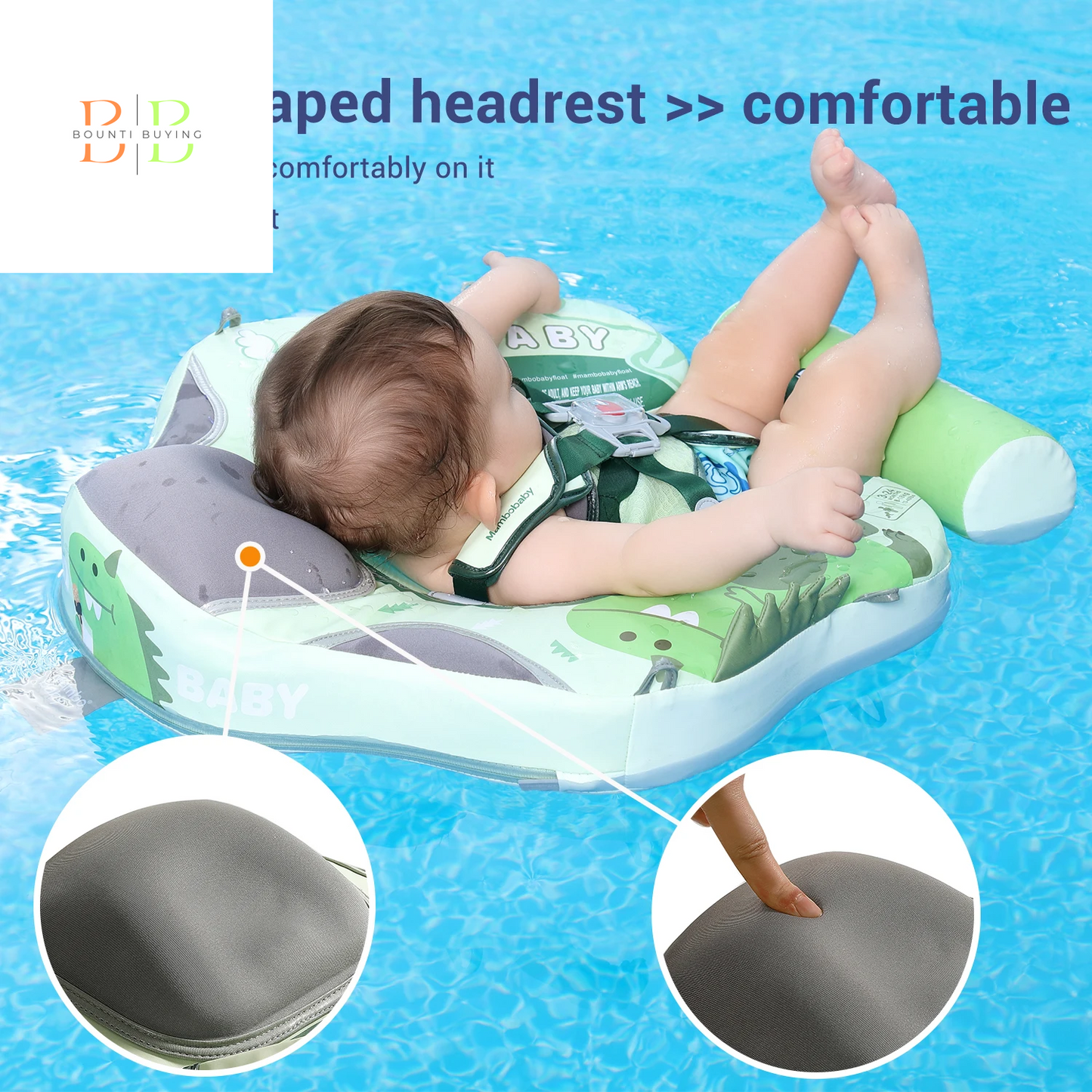 Mambobaby Float VIP 1 Dropshipping Non-Inflatable Baby Float with Canopy Waist Swimming Chest Floater Spa Buoy Trainer Supplier