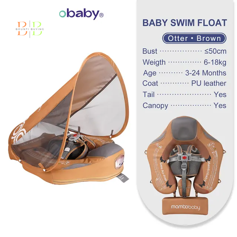 Mambobaby Float VIP 1 Dropshipping Non-Inflatable Baby Float with Canopy Waist Swimming Chest Floater Spa Buoy Trainer Supplier