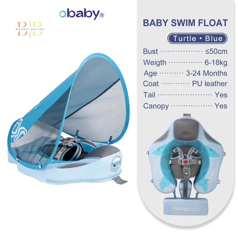 Mambobaby Float VIP 1 Dropshipping Non-Inflatable Baby Float with Canopy Waist Swimming Chest Floater Spa Buoy Trainer Supplier