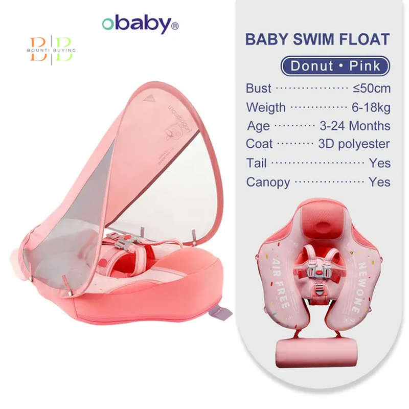 Mambobaby Float VIP 1 Dropshipping Non-Inflatable Baby Float with Canopy Waist Swimming Chest Floater Spa Buoy Trainer Supplier