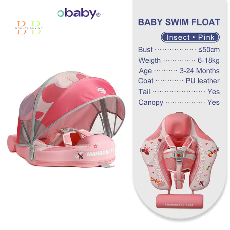 Mambobaby Float VIP 1 Dropshipping Non-Inflatable Baby Float with Canopy Waist Swimming Chest Floater Spa Buoy Trainer Supplier