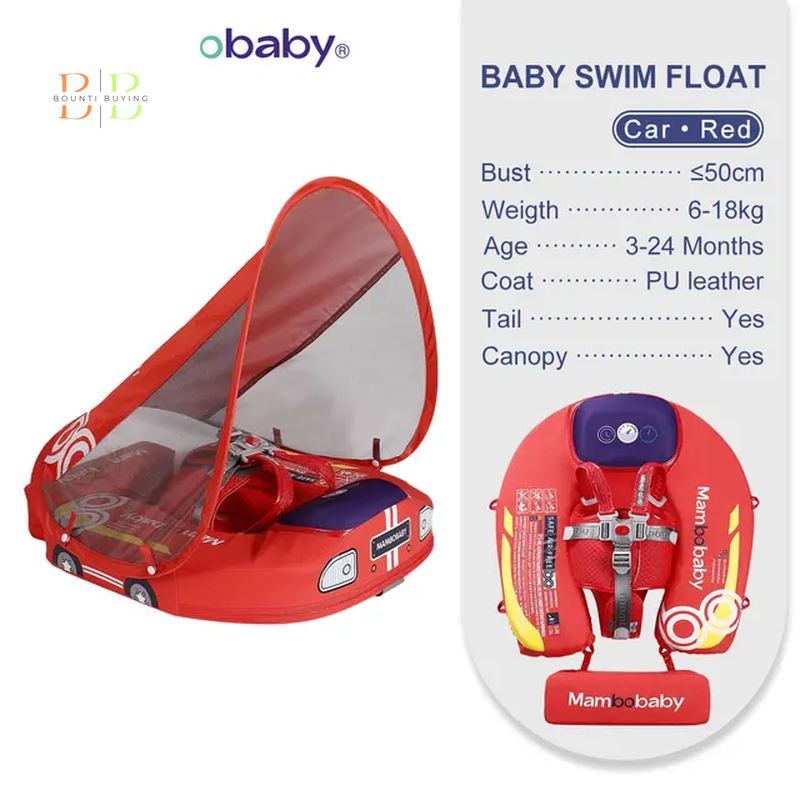 Mambobaby Float VIP 1 Dropshipping Non-Inflatable Baby Float with Canopy Waist Swimming Chest Floater Spa Buoy Trainer Supplier